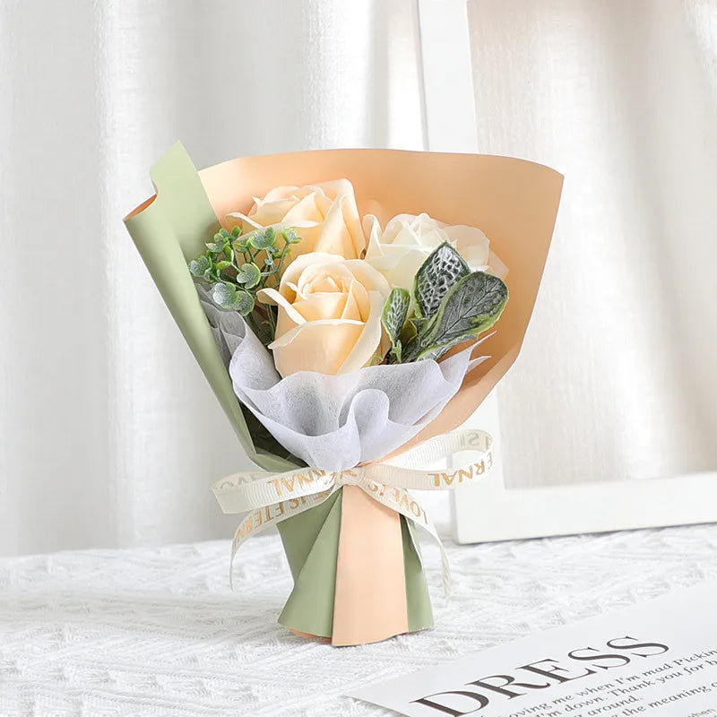 Valentine'S Day Romantic Multicolor Soap Flower Artificial flowers