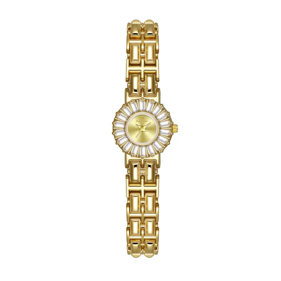 Casual Elegant Lady Solid Color Jewelry Buckle Quartz Watch Women's Watches