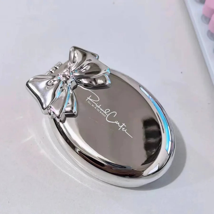 Small Comb Portable Folding Comb Women and Children Airbag Air Cushion Hair Massage Mini Mirror Integrated Comb
