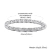 Vacation Modern Style Solid Color 201 Stainless Steel Men's Bangle Men Chain Bracelets