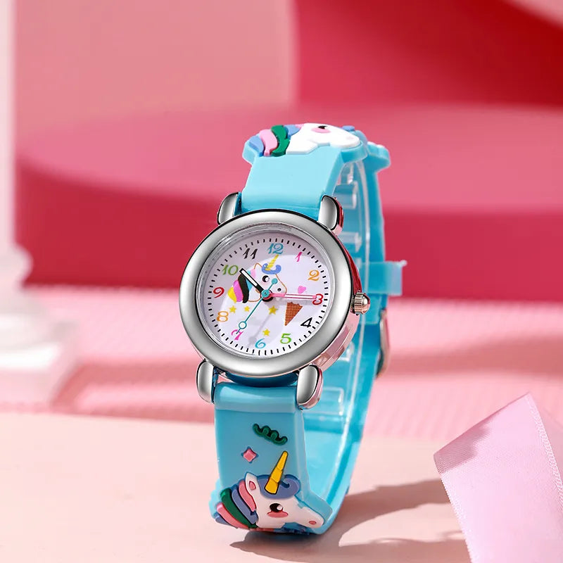 Factory spot low price direct selling children's watches boys and girls 3D cartoon quartz watch foreign trade watch