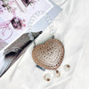 Women's Mini Acrylic Heart Shape Streetwear Heart-shaped Magnetic Buckle Shoulder Bag Handbag