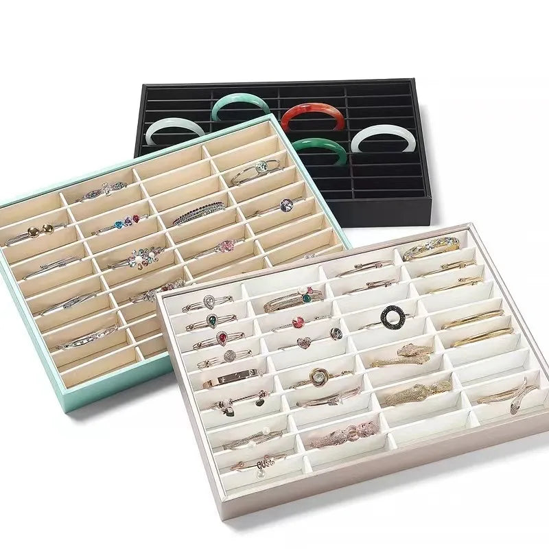 1 Piece PU Casual Simple Style Color Block Solid Color Jewelry Display Jewelry Rack