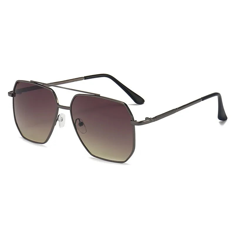 Vacation Classic Style Solid Color Pc toad glasses Full Frame Men's Sunglasses