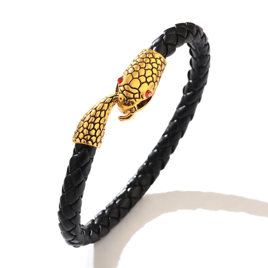 simple style animal no inlaid men's bracelets