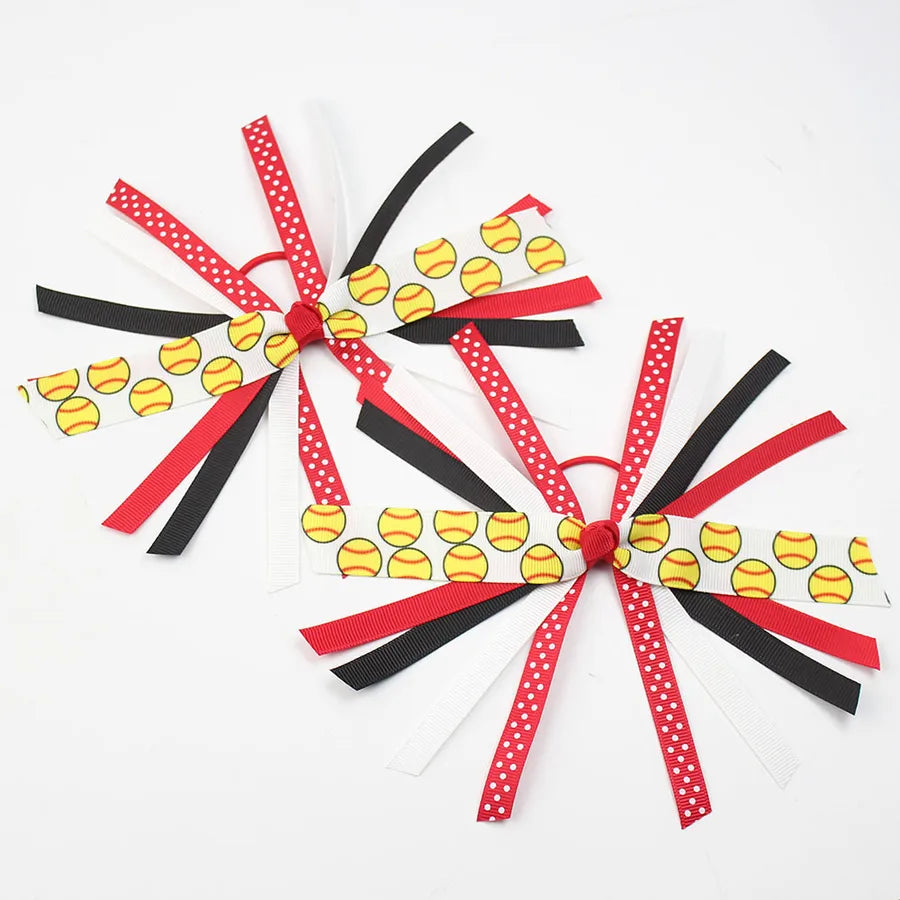 Europe and the United States New European Cup Stitching Hair Ring Fans Girl Handmade volleyball football printed head rope
