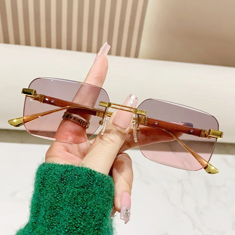 Simple Style Classic Style Color Block Pc Square Full Frame Women's Sunglasses