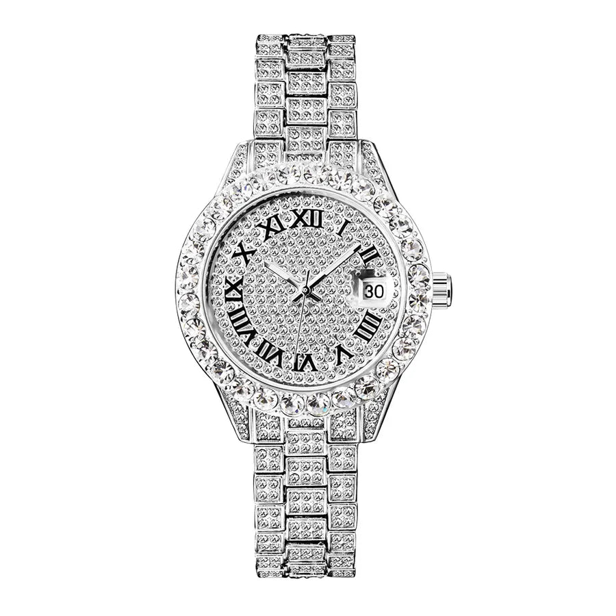 Fashion Geometric Butterfly Double Snap Quartz Women's Watches