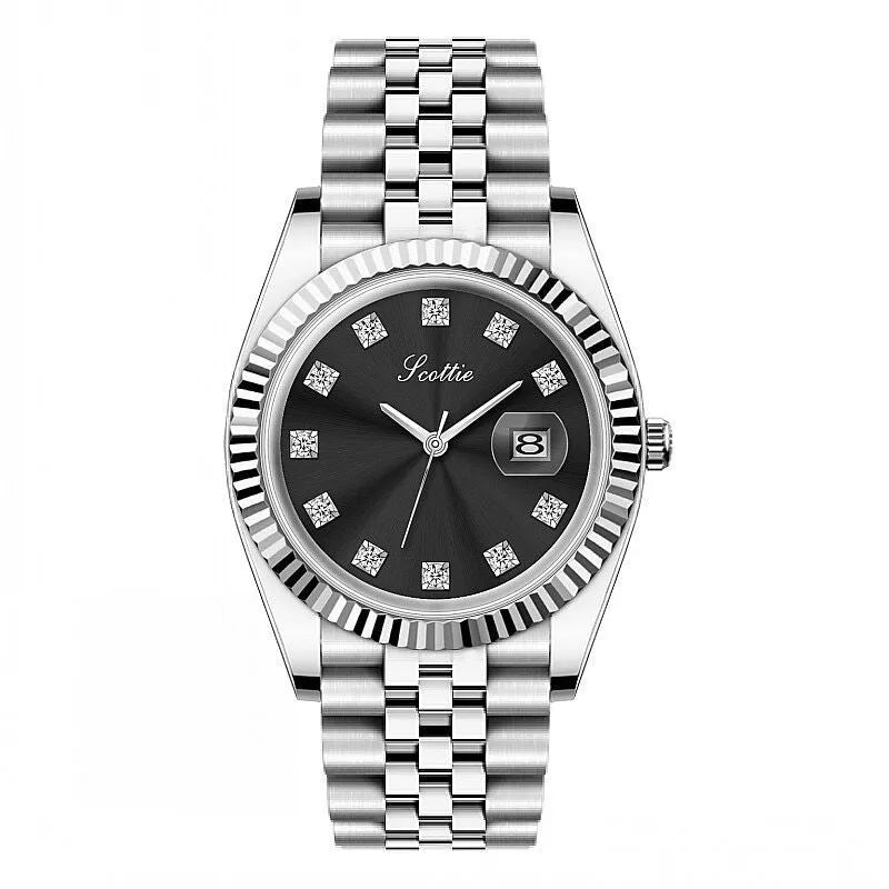 scottie7590 poetry Gaudi women's watch steel belt calendar women's watch waterproof chattering live