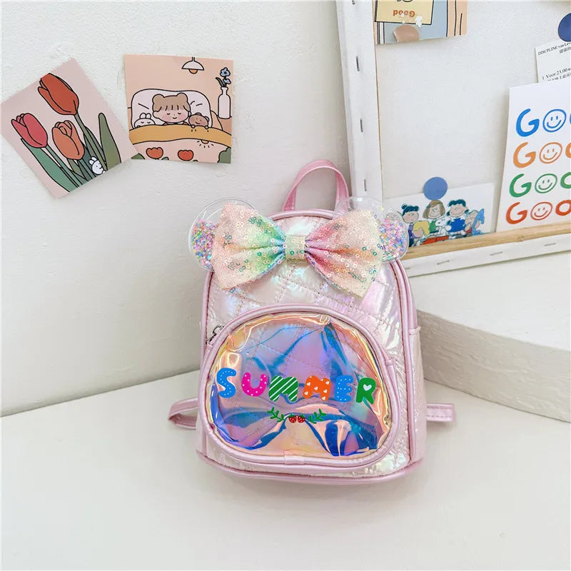 Solid Color Holiday School Kids Backpack