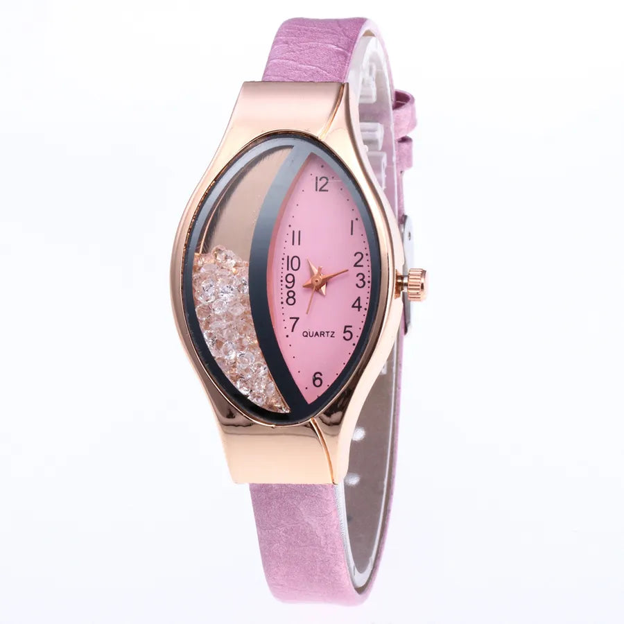 Casual Geometric Buckle Quartz Women's Watches