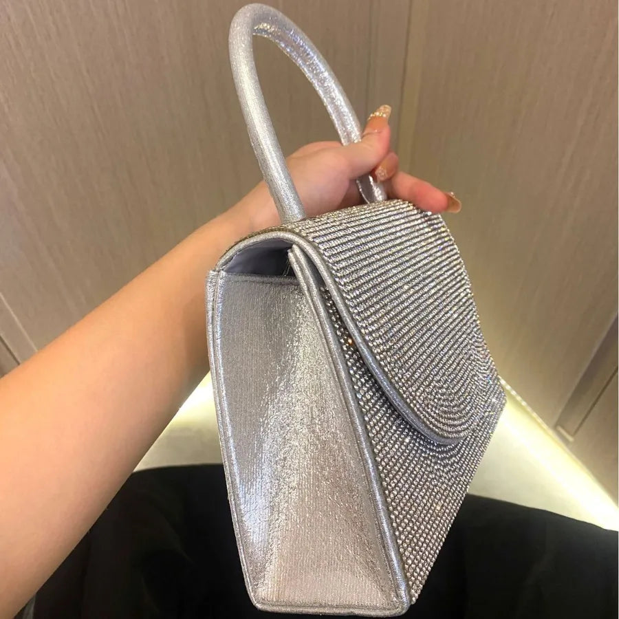 new evening bag   handbag Diamond banquet clutch dress evening bag