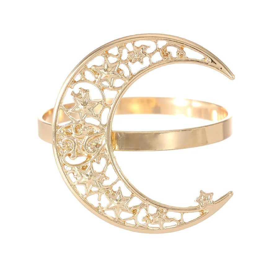 Casual Elegant Sun Moon Alloy Napkin ring 1 Piece