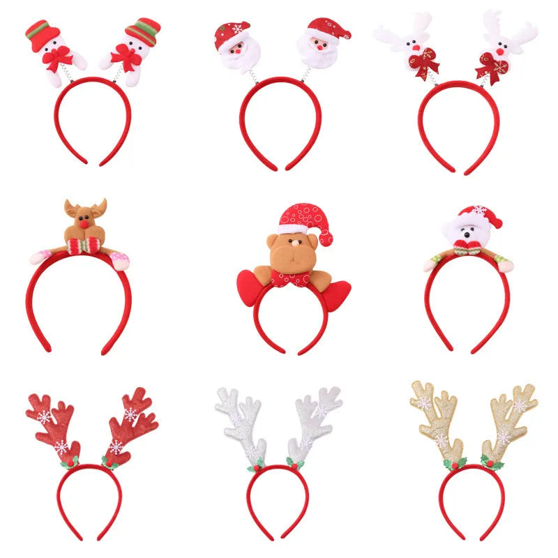 Christmas Cartoon Style Christmas Tree Snowman Snowflake Party Festival