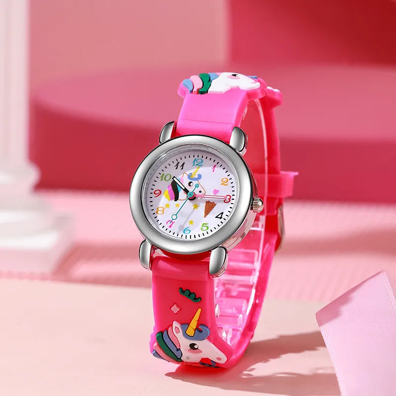 Factory spot low price direct selling children's watches boys and girls 3D cartoon quartz watch foreign trade watch