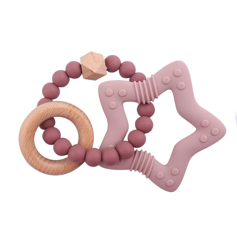 Cute Star Beech Silica Gel Baby Accessories