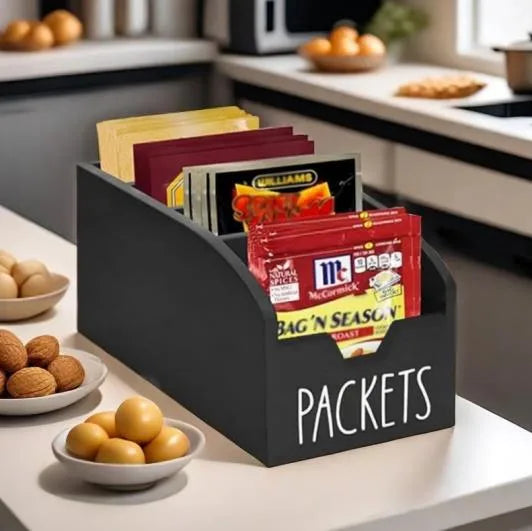 Simple Style Letter Wood Storage Box