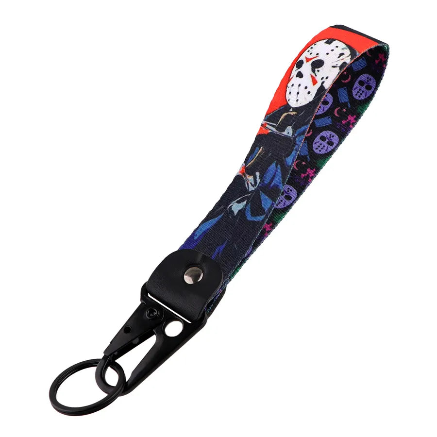 Halloween Cartoon Eagle Beak Carabiner Keychain Mountaineering Car Metal Hanging Ornament Accessory Funny Scary Design Zinc Alloy