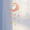 Simple Style Classic Style Geometric Star Moon Crystal Metal Suncatcher Wind Chime Wall Art