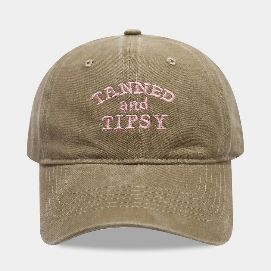 New Simple Washed Letter Embroidery Baseball Cap Outdoor Sun Protection Hat For Women Casual Elegant Basic Style Spring Summer Autumn