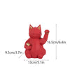 creative geometric lucky cat resin decoration ornaments shop feng shui home living room desktop ornaments crafts