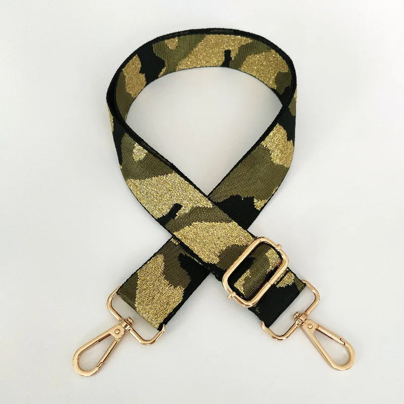 new wide camouflage webbing adjustable shoulder messenger long strap