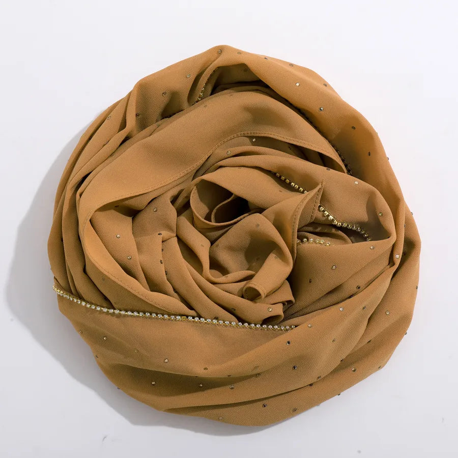Women's Basic Solid Color Polyester Scarf