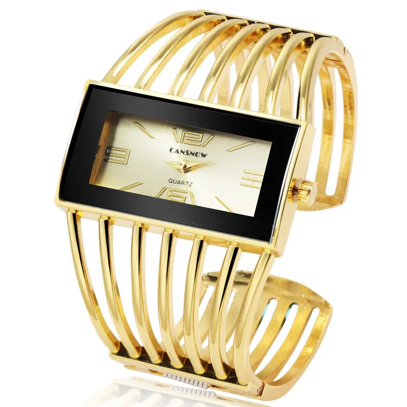 elegant lady geometric quartz women's watches