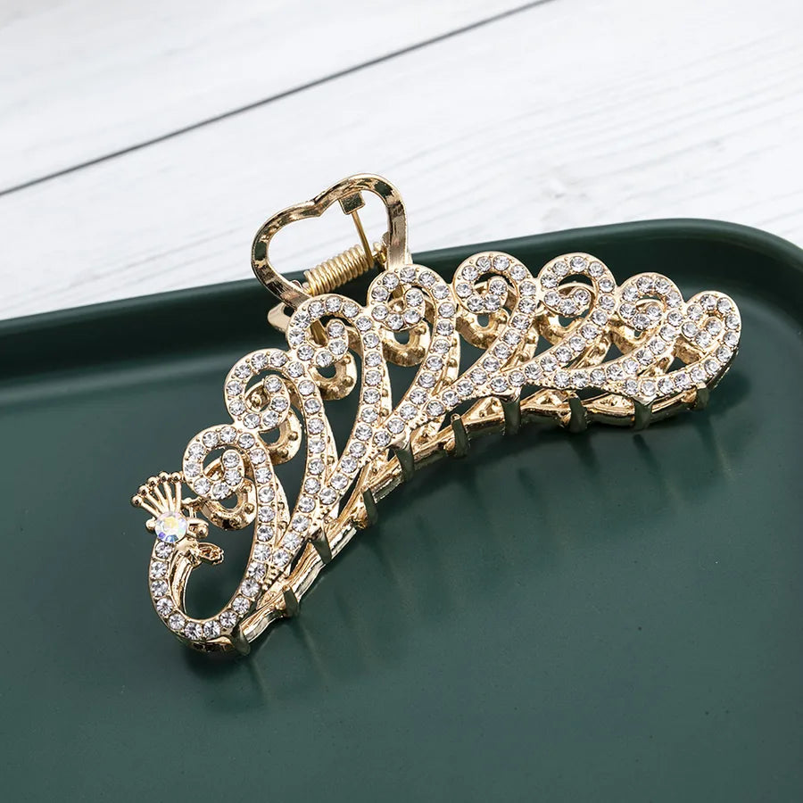 Elegant Women's Geometric Metal Hair Claws