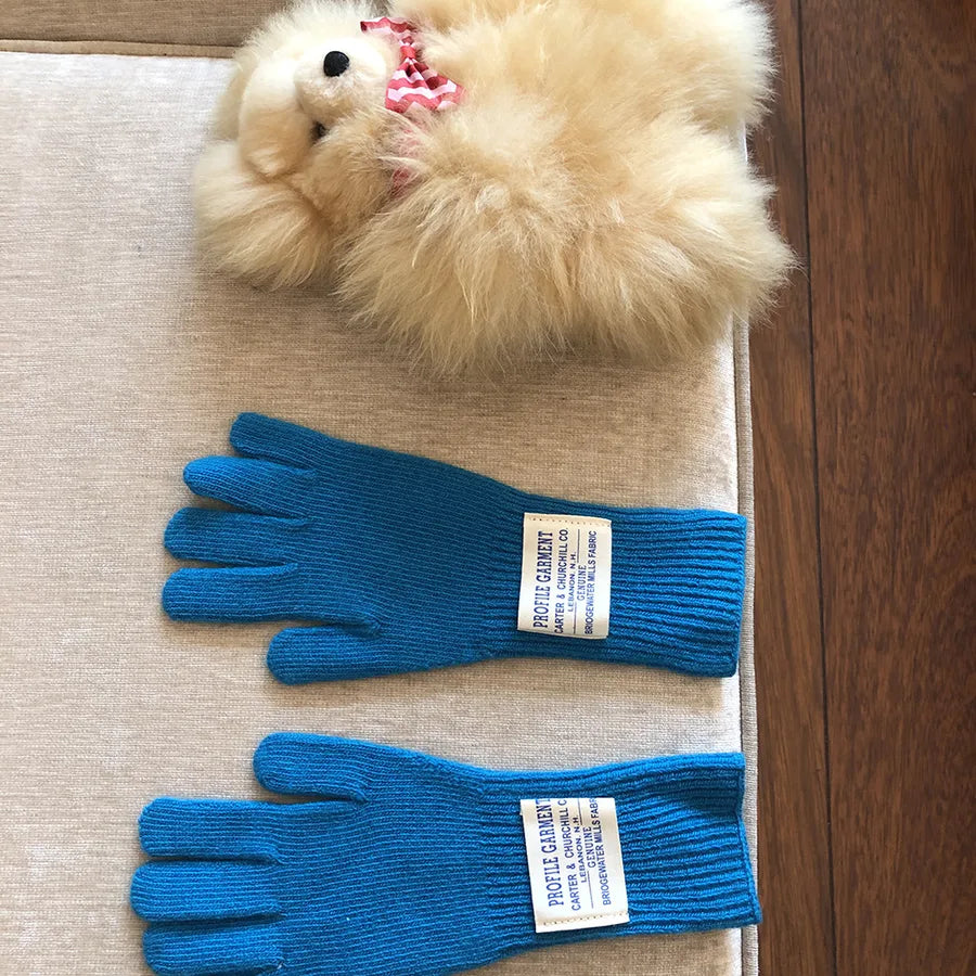 unisex basic solid color gloves 1 pair