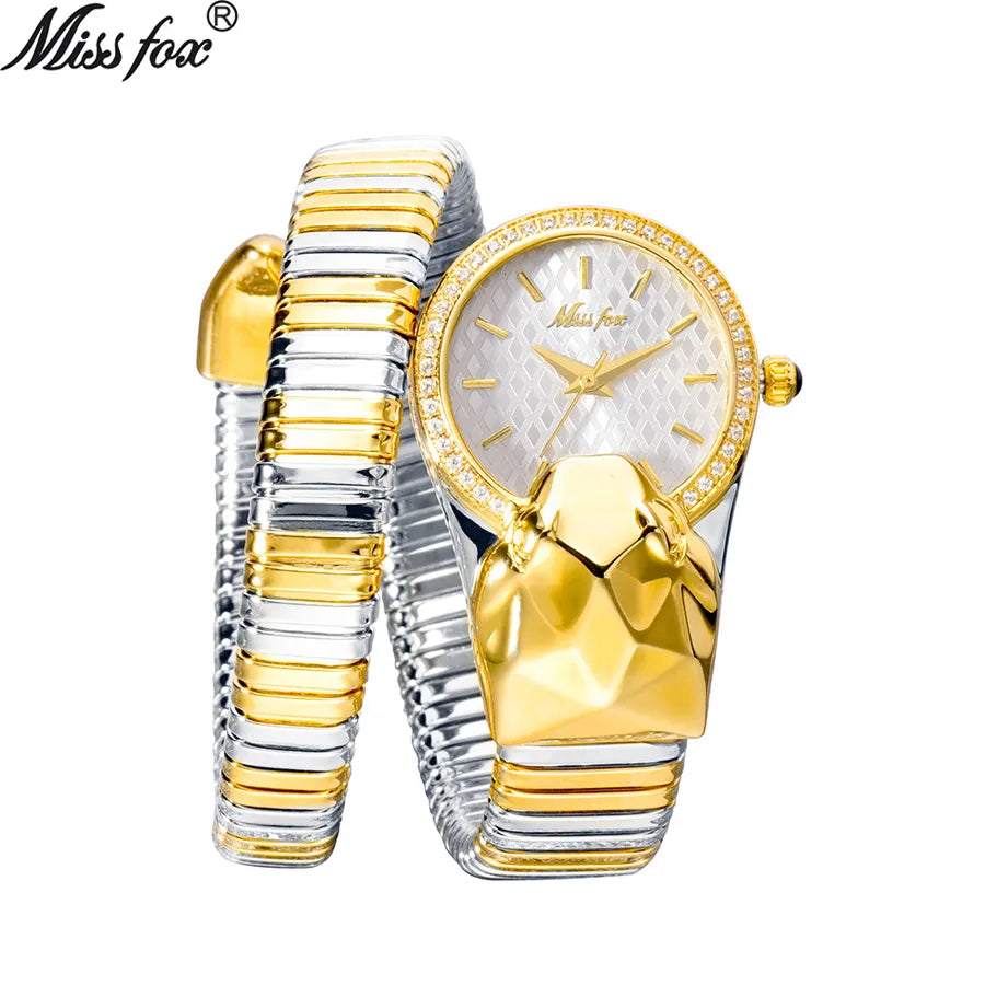 Elegant Lady Snake  Quartz Women's Watches
