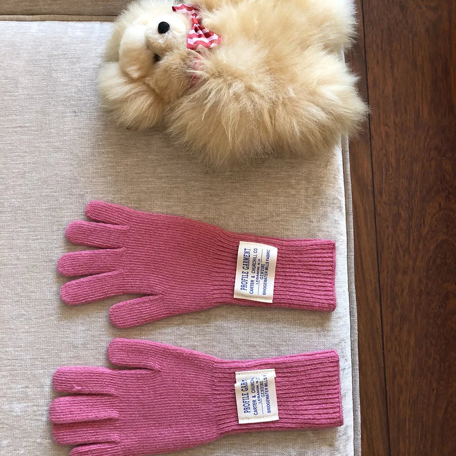 unisex basic solid color gloves 1 pair