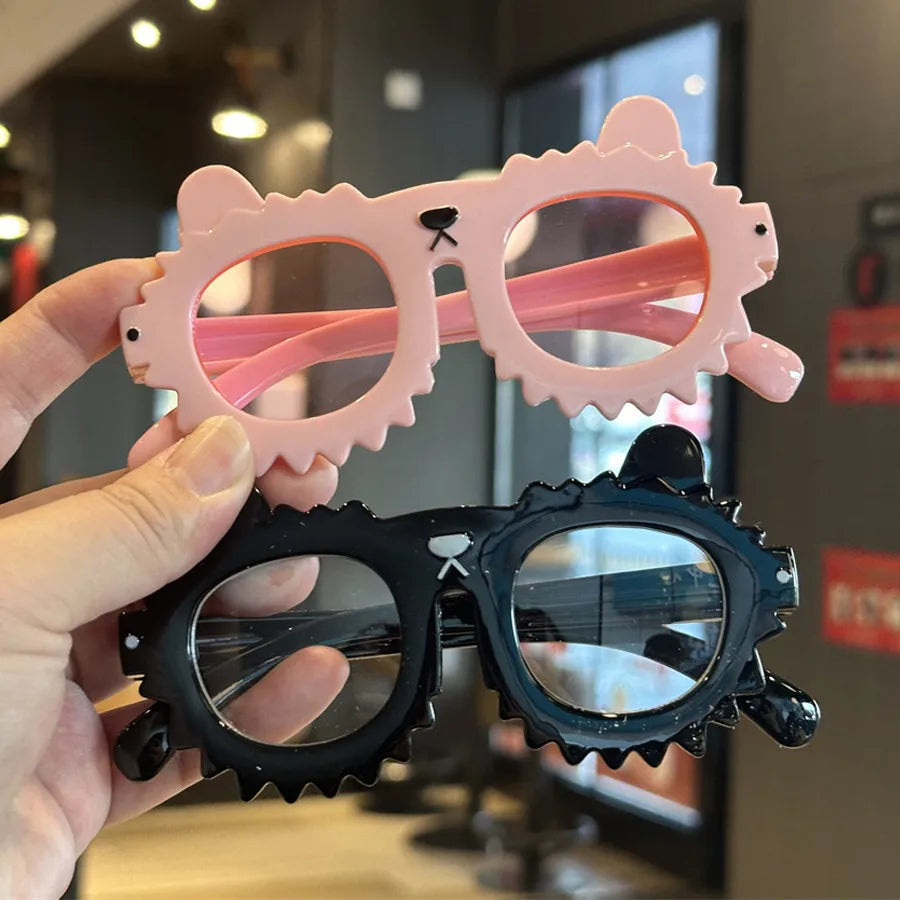 Little Bear Color Lens Children's Funny Sunglasses Cute Cartoon Kitten Sunglasses Anti-Uv Baby Glasses