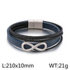 Retro Bow Knot Stainless Steel Handmade 18K Gold Plated Men'S Bracelets