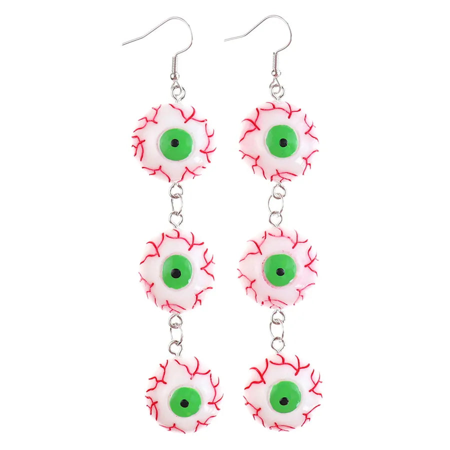 Long Pendant Halloween New Style Women's Fashion Simple Eye Drop Earrings Trendy Personality Dangle Earrings Animal Zodiac Design
