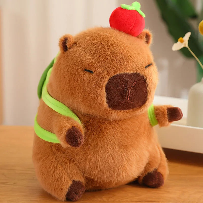 Trendy Capybara Plush Toy Cute Birthday Gift Children's Stuffed Animal Doll Transforming Plushie PP Cotton Material