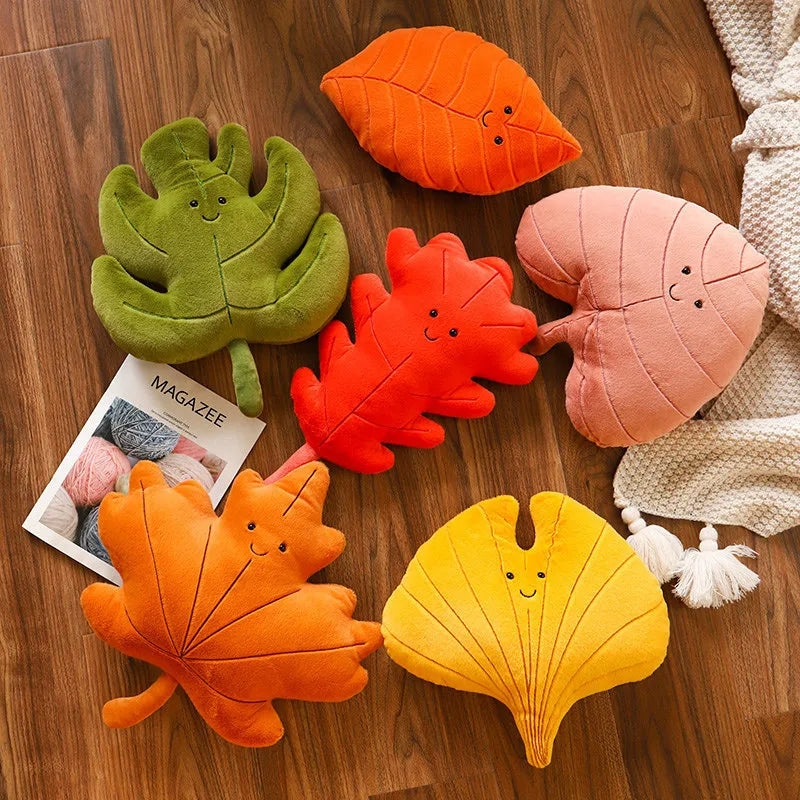 Stuffed Animals & Plush Toys Maple Leaf Heart Shape Ginkgo Leaf PP cotton Toys