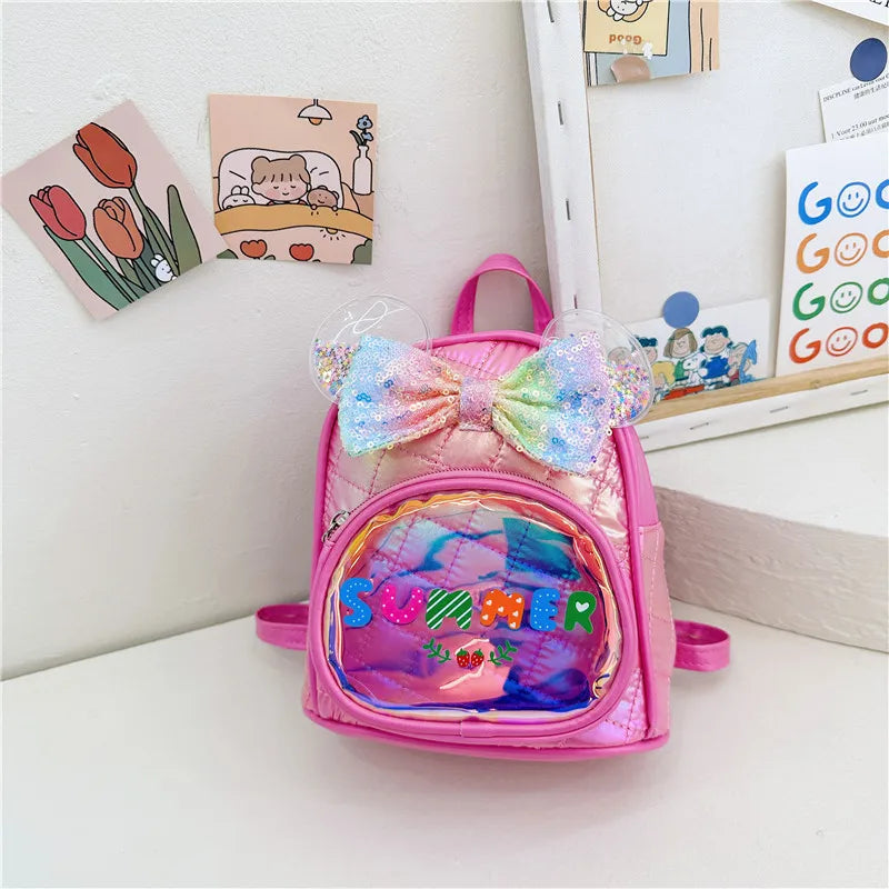 Solid Color Holiday School Kids Backpack