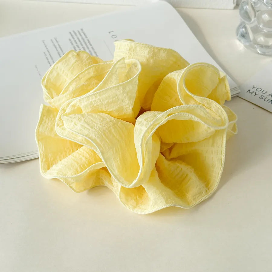 Elegant Lady Women's Solid Color Cloth Hair Tie