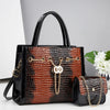 Large Capacity Women's Tote Bag Commuter Fashion Crossbody Single Shoulder Chain Handle PU Square Bag Zipper Closure City Chic