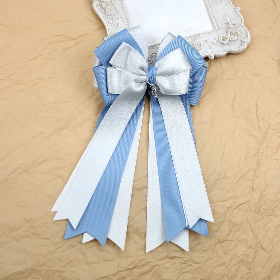 Equestrian Competition Bow Four-layer Ribbon Heavy Industry Hair Accessories Headwear Children Girl Horse Riding Hair Accessories