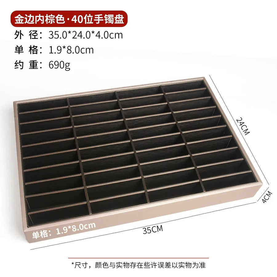 1 Piece PU Casual Simple Style Color Block Solid Color Jewelry Display Jewelry Rack