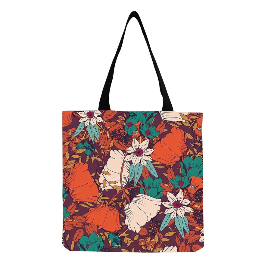 women's fashion flower shopping bags