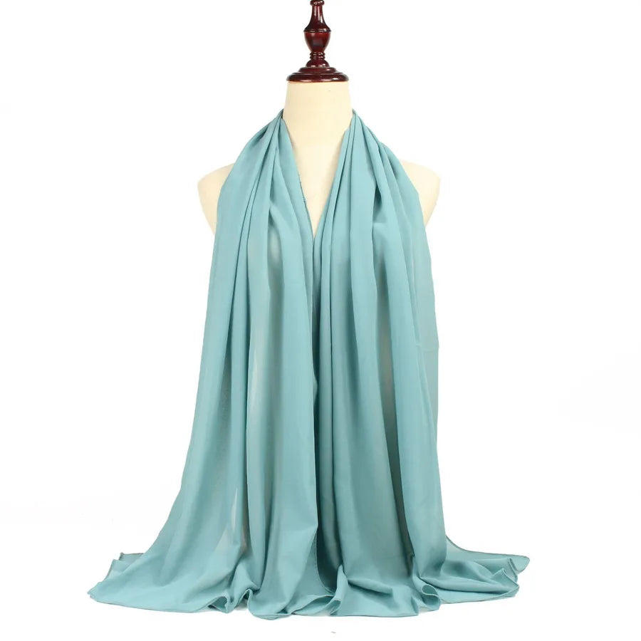 Unisex Basic Simple Style Solid Color Polyester Kerchief