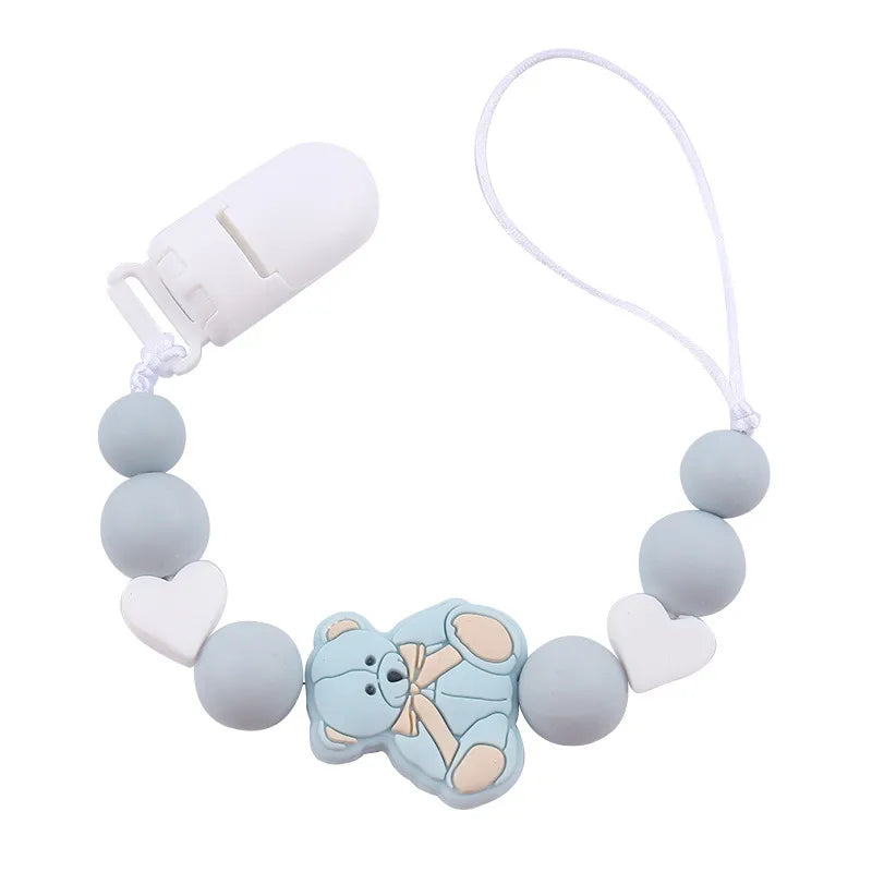 Cute Bear Silica Gel Baby Accessories
