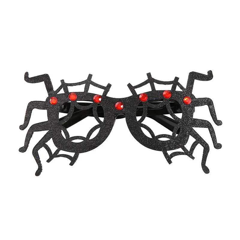 New Christmas Hairband Glasses Frame Halloween Valentine's Day Glasses Santa Claus Glasses Party Christmas