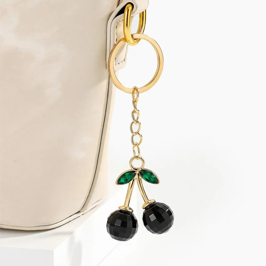 1 Piece Simple Style Cherry Acrylic Women's Bag Pendant Keychain