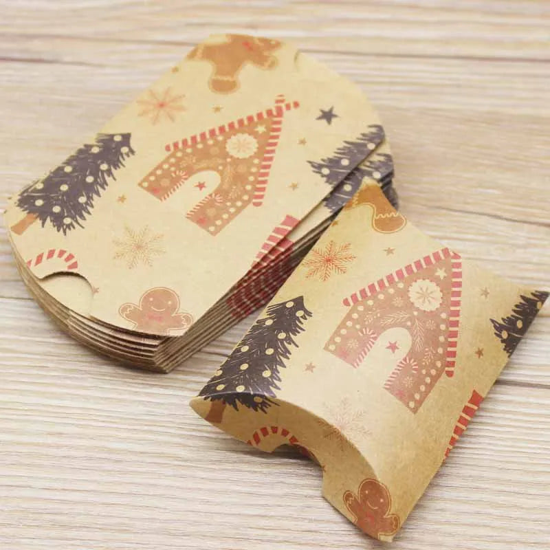 Multicolor Handmade Christmas Gift Box Wedding Candy Swan Packaging Box Floral Design Jewelry Present Container