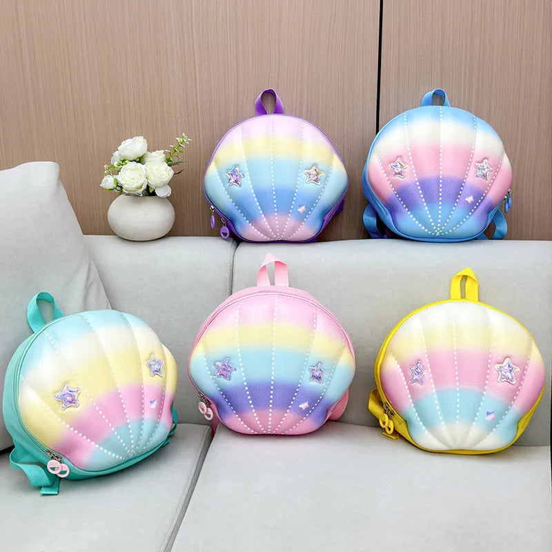 Gradient Color Casual Holiday Kids Backpack Functional Backpack