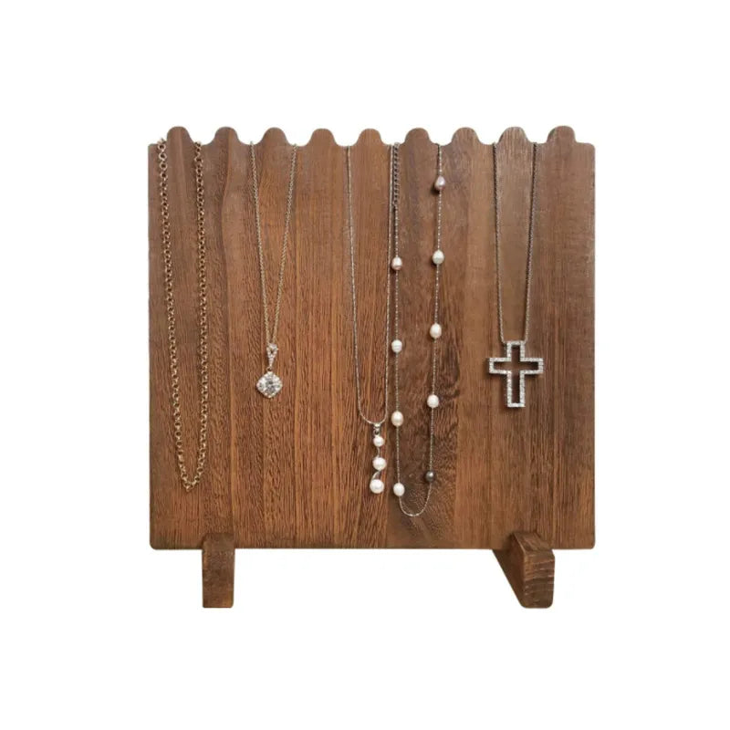 Spot Solid Wood Necklace Rack Jewelry Storage Rack Hanging Pendant Display Rack Home Jewelry Rack Jewelry Display Props
